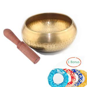 Bol chantant tibétain fait à la main en métal népal de haute qualité (taille personnalisable en cuivre) pour la thérapie par le son de yoga et de méditation - Product Image 2