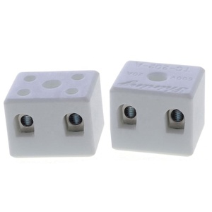 Connecteur de fil céramique à 2 broches TC-202-A pour thermocouple 600V 20A - Product Image 1