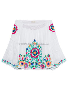 2025 combinación verdadera bordado romántico volantes manga ropa de playa hermoso toque delicado ciudad esencial vestido Casual hombro - Product Image 3