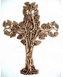 Crucifijo de Cruz religiosa colgante antiguo - Product Image 3