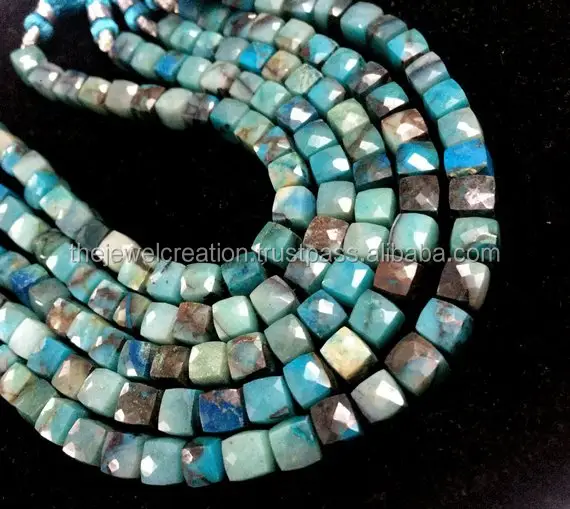 Tự Nhiên Chrysocolla Đá Mặt Hộp Đá Quý Hộp Hạt Sợi Lỏng Bán Buôn Nhà Máy Giá Từ Nhà Sản Xuất Cửa Hàng Trực Tuyến Tự Làm