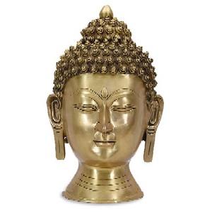 รูปปั้นพระพุทธรูปทองเหลืองขัดเงาสำหรับปีใหม่ - Product Image 1