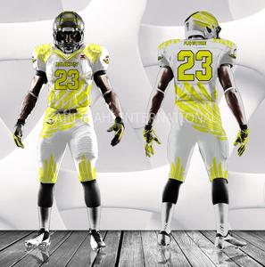 Maillots de football américain personnalisés en gros, nouveau design, vêtements de sport, chemises/hauts par sublimation taille XL, service OEM, vente rapide, séchage rapide - Product Image 3