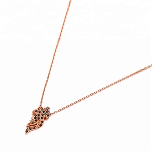 Colgante de diseño de caballito de mar para mujer, joyería de plata de ley 925 hecha a mano turca - Product Image 3