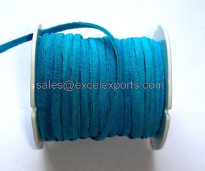 Cordones de cuero de ante para fabricación de joyas, rollos de 3mm, 4mm, 5mm, 100m, venta al por mayor - Product Image 6