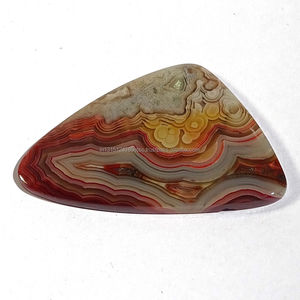 AAA + คุณภาพกลมกลืน8มม. สีน้ำตาลลูกไม้อาเกต Cabochon IGI ได้รับการรับรองจากธรรมชาติที่บ้าคลั่งเครื่องประดับคริสต์มาสอัญมณีบรรยากาศดี - Product Image 2