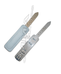 Protector de Tobillo de Cuero Genuino con Logotipo Personalizado al por Mayor, Color Natural, Trajes de MMA, Protección Profesional, Gran Cantidad, Precio Bajo - Product Image 1