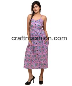 Fusion indienne bohème grande taille tissé à la main Ikat coton naturel été Maxi robe de plage avec poches - Product Image 4