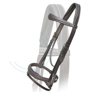 Durable Anatomic Horse Bridle and Headstall Custom Logo PVC Western Equestrian <b>Halter</b> Model 1890 Made in in for Riding Racing - Product Image 2