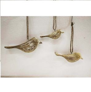 ชุดนกแขวนทำจากไม้3ชิ้นเครื่องประดับไม้ที่ดีที่สุดมีสีและขนาดที่กำหนดเองได้ - Product Image 1