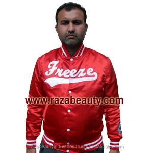 Vestes d'université en satin, vestes de baseball en satin, vestes de bombardier en satin, vestes en satin imprimé par sublimation - Product Image 6