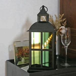 Classic Iron Handmade Customizable Design <b>Lantern</b> with Glass Home & Garden Hanging for Valentine's Day Decoration - Product Image 4