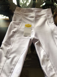 Shemax 2024 OEM nuevo equipo de equitación hecho a la moda colorido fuerte y duradero estampado OEM Logo asiento completo pantalones de silicona - Product Image 3