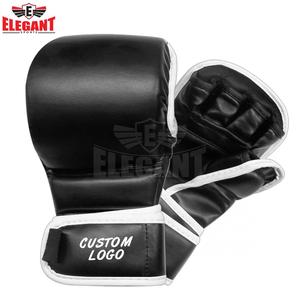 Guantes de entrenamiento MMA de Sparring de cuero sintético con estampado personalizado de cuero PU guantes MMA/guantes de combate MMA/guantes de lucha mma - Product Image 3
