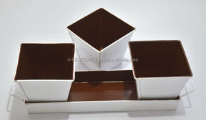 High Quality IHA Vintage Designed Galvanized Metal Floor Boughpot <b>Planter</b> Pot <b>Tray</b> Small Indoor Outdoor Garden Use Green Floor - Product Image 2