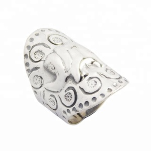 925 Sterling Silver Elephant Shape Ring Rhodium Plain Silver Jewelry Diamond Pearl Eternity Vermeil Wedding Gift Rings - Product Image 1