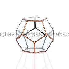 Terrario de jardín de latón hexagonal - Product Image 4