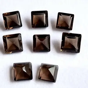 3mm Natural Smoky Quartz Princess Cut Loose Gemstones Wholesaler Buy Now at Factory Price Stones for Jewelry Setting Supplier