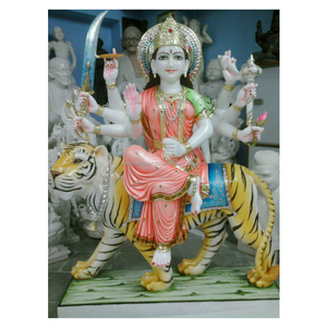 Murti สุดพิเศษของหินอ่อน Durga Maa - Product Image 1
