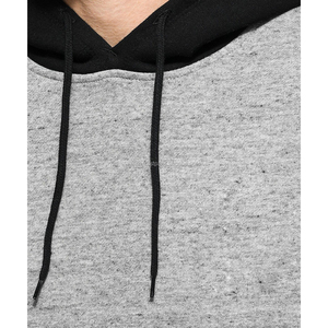 Personnalisé Brodé 100% Coton KFH37 Tricoté Polaire Pull Sweat Solide Streetwear Grande Taille Veste Noire pour Hommes - Product Image 3