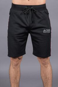 Pantalones cortos de gimnasio/entrenamiento de lana de algodón 100% para hombre/pantalones cortos hasta la rodilla con cierre de cordón - Product Image 6