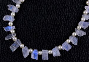 Piedra lunar arcoíris de Fuego Azul natural al por mayor, piedra preciosa rugosa sin tratar para piedras preciosas sueltas - Product Image 3