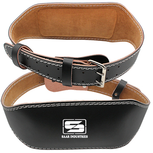 Cinturón de levantamiento de pesas de cuero de vaca de alta resistencia de la mejor calidad, antideslizante, ligero, soporte para entrenamiento, asistencia para la espalda, Unisex - Product Image 3