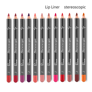 Pudaier delineador lápiz 12 <span class=keywords><strong>color</strong></span> Lip Liner lápiz labial maquillaje - Product Image 1
