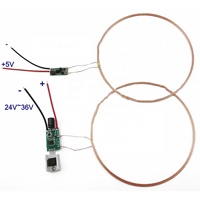 Taidacent 40 ~ 100mm Longue Distance 5V 1A Alimentation À Courant Élevé XKT801-23 Bobine D'induction Chargeur Plaque De Recharge Sans Fil