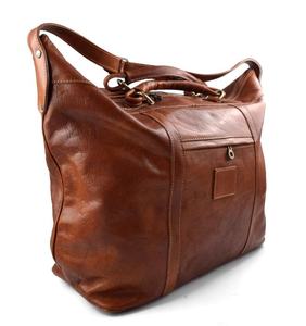 <b>Ladies</b> Sport <b>Bag</b> IHS-0001 Genuine Leather Honey Duffel Shoulder Weekender Fashionable Travel <b>Gym</b> Luggage - Product Image 2