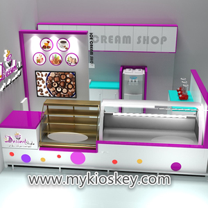 Fantastic design ice cream chiosco da dessert negozio di alimentari per il centro commerciale - Product Image 1