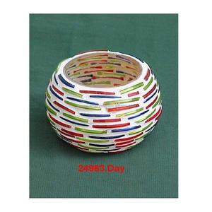 Soporte votivo de brazalete de cristal de metal a precio de fábrica directo de alta calidad - Product Image 1