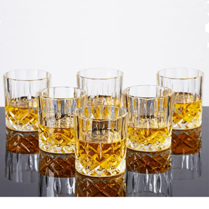 Roi international Offre Spéciale la pureté personnelle cristal ovale en forme de diamant whisky verre à boire en verre meilleur haute qua - Product Image 4