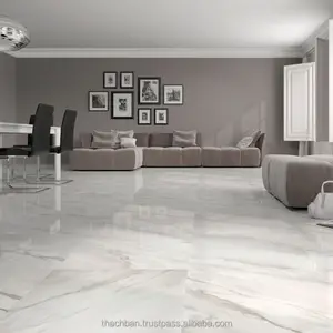 Tiles 600*600 Mm, 800*800 Mm Tiles Tile Floor Tiles Glaze Polished Porcelain for Floor Living Room Marble Double Loading Tiles