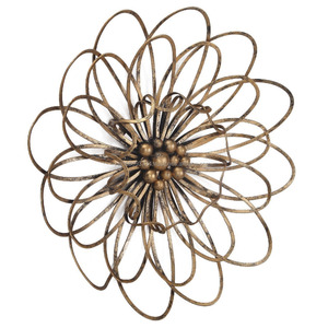 การตกแต่งผนังการออกแบบในเมืองโลหะเหล็กตกแต่งผนังบ้านและโรงแรมศิลปะดอกไม้ผนังสำหรับการตกแต่งห้องนั่งเล่น - Product Image 1