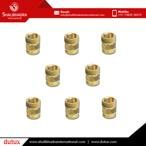 น็อตขัดตัวฉนวนทองเหลืองเคลือบเงา M5จากผู้ผลิตอินเดีย - Product Image 2