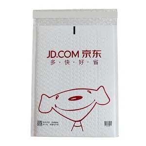 Dissolvable Biodegradable Printed White Envelopes Bubble Shipping Mailer Bag