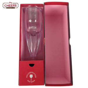 Precio de fábrica <span class=keywords><strong>Amazon</strong></span> caliente-venta transparente vino Decanter acrílico aireador de vino pourer del - Product Image 6