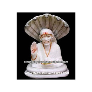 Sai Baba God Marble Statue - Product Image 1