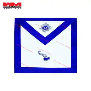 Master Mason Set Blau mit Sticks chürze Kragen & Manschetten Freimaurer Insignien