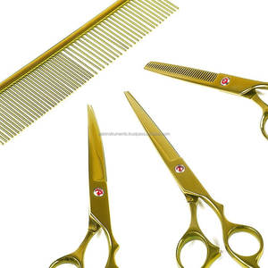 New 2020 Gold Dog <b>Grooming</b> Scissors / <b>Pet</b> <b>Grooming</b> Scissors /<b>Grooming</b> Scissors - Product Image 3