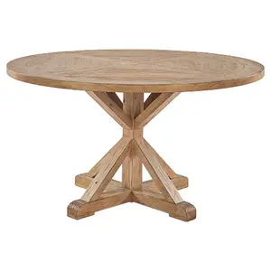 New Style Wood Round Dining Table for home and restaurant best polished wooden round table customized sale