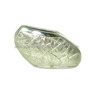 Florero antiguo minimalista para estante, decoración del hogar, florero de Metal en relieve con puntos, florero de Metal, florero de Metal - Product Image 3