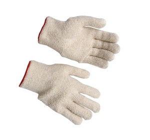 Guante de Algodón con Función Antideslizante, Guante de Panadería de Cinco Dedos y Manoplas con Lona - Product Image 2