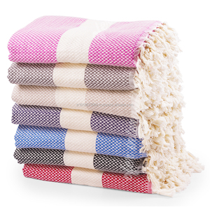 Lidya-Manta de algodón de varios usos, manta de Picnic o Playa, cubierta de cama, de colección clásica - Product Image 1