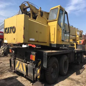 second hand crane machine 35t kato used wheel crane