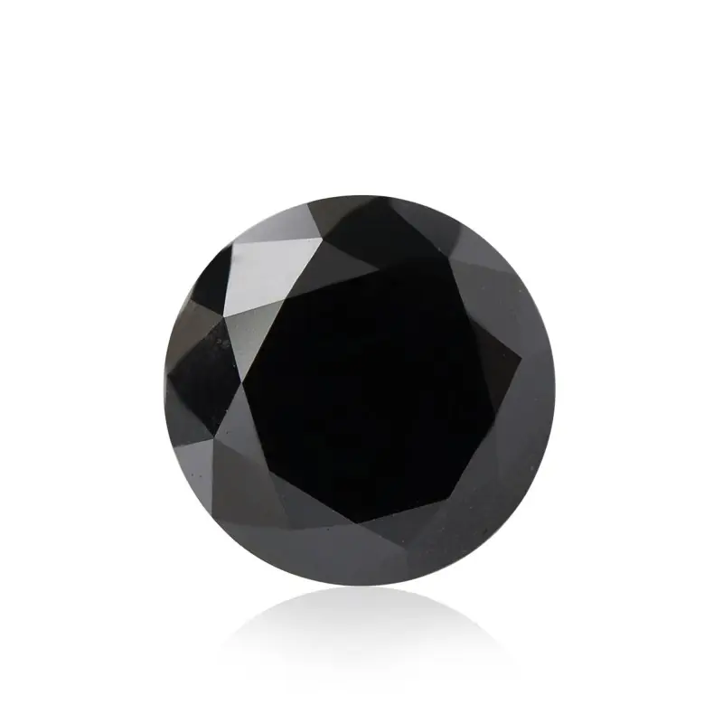 0.01 ct para 10 ct jato natural preto redondo brilhante corte diamantes soltos ao menor preço, preto diamante preço por carat