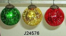 ลูกบอลประดับต้นคริสต์มาส,ลูกบอลประดับต้นคริสต์มาสแก้ว - Product Image 5