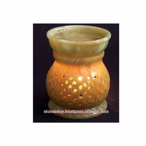 Decorative Soapstone Aroma Oil Burner - Product Image 1