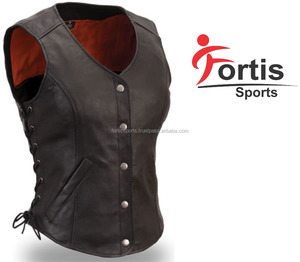 Style de costume de gilet de moto en cuir coupe-vent et respirant pour femmes - Product Image 6